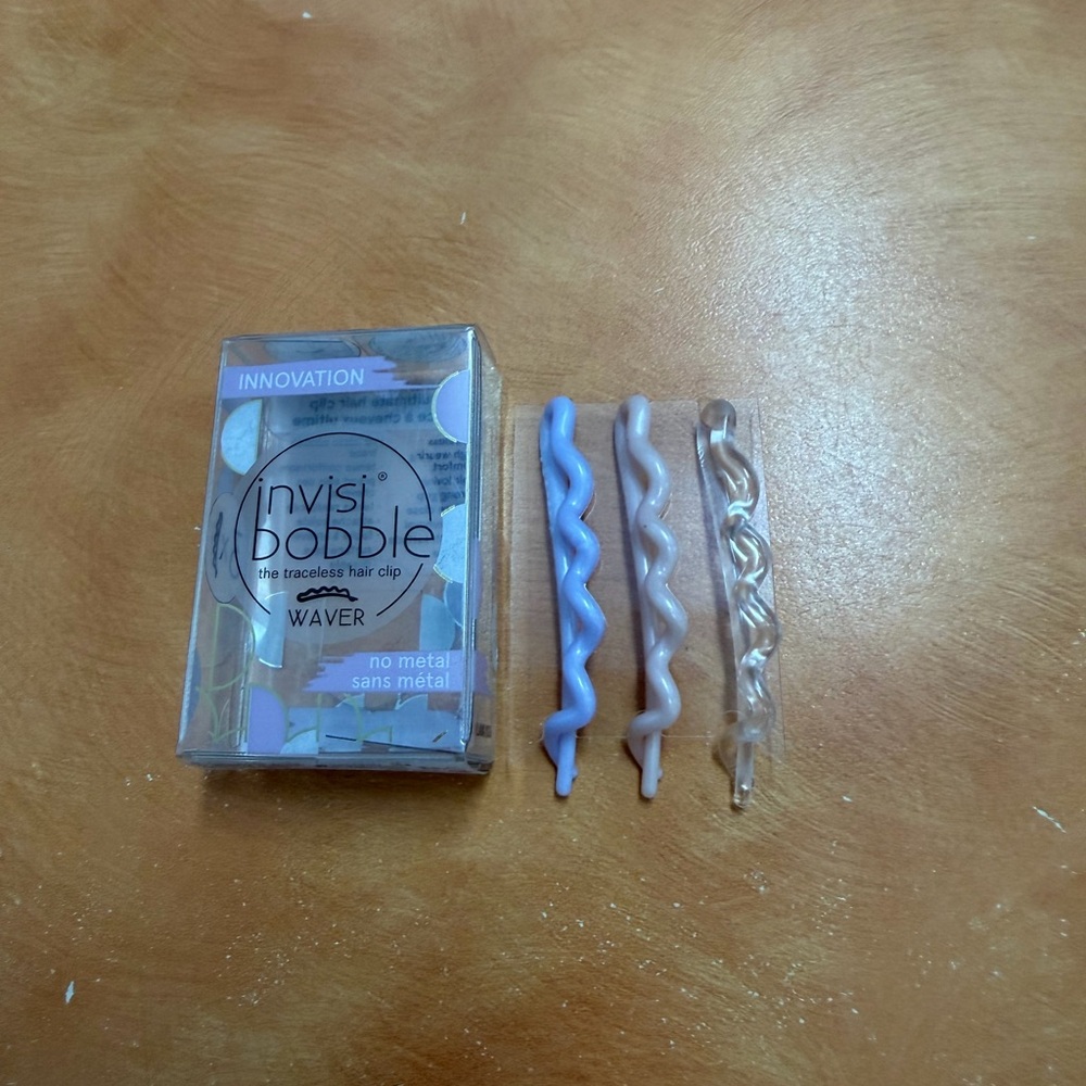 Invisibobble Waver Hair Clip Set - Purple, Pink, Clear